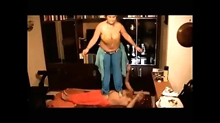 Heavy Lajwanti on Fakir's Belly (Fetish Obsession - Stomach Demolition)