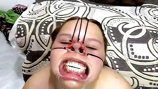 BBW BONDAGE orientation with cum on it