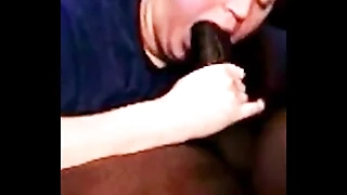 Succulent Samantha swallowing a jet load of shit